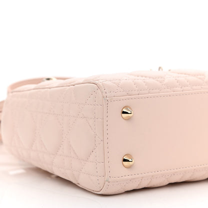 Christian Dior Lambskin Cannage Small Lucky Badges My Lady Dior Pink 8 of 10