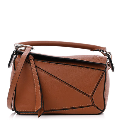 Loewe Calfskin Mini Puzzle Bag Tan 1 of 11