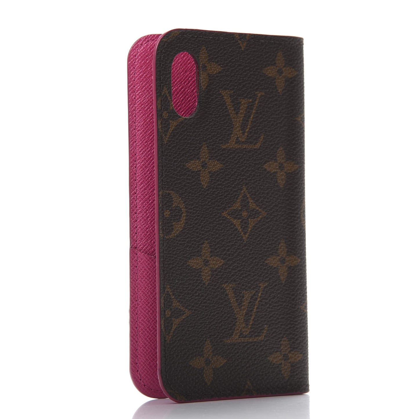 Monogram iPhone X Folio Case Rose Pop