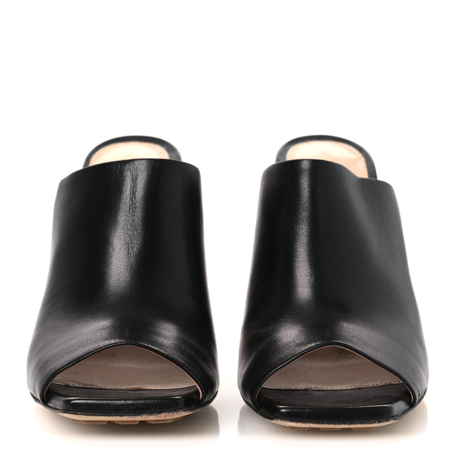 Bottega Veneta Lambskin Knot Mule Sandals 36 Black 3 of 11