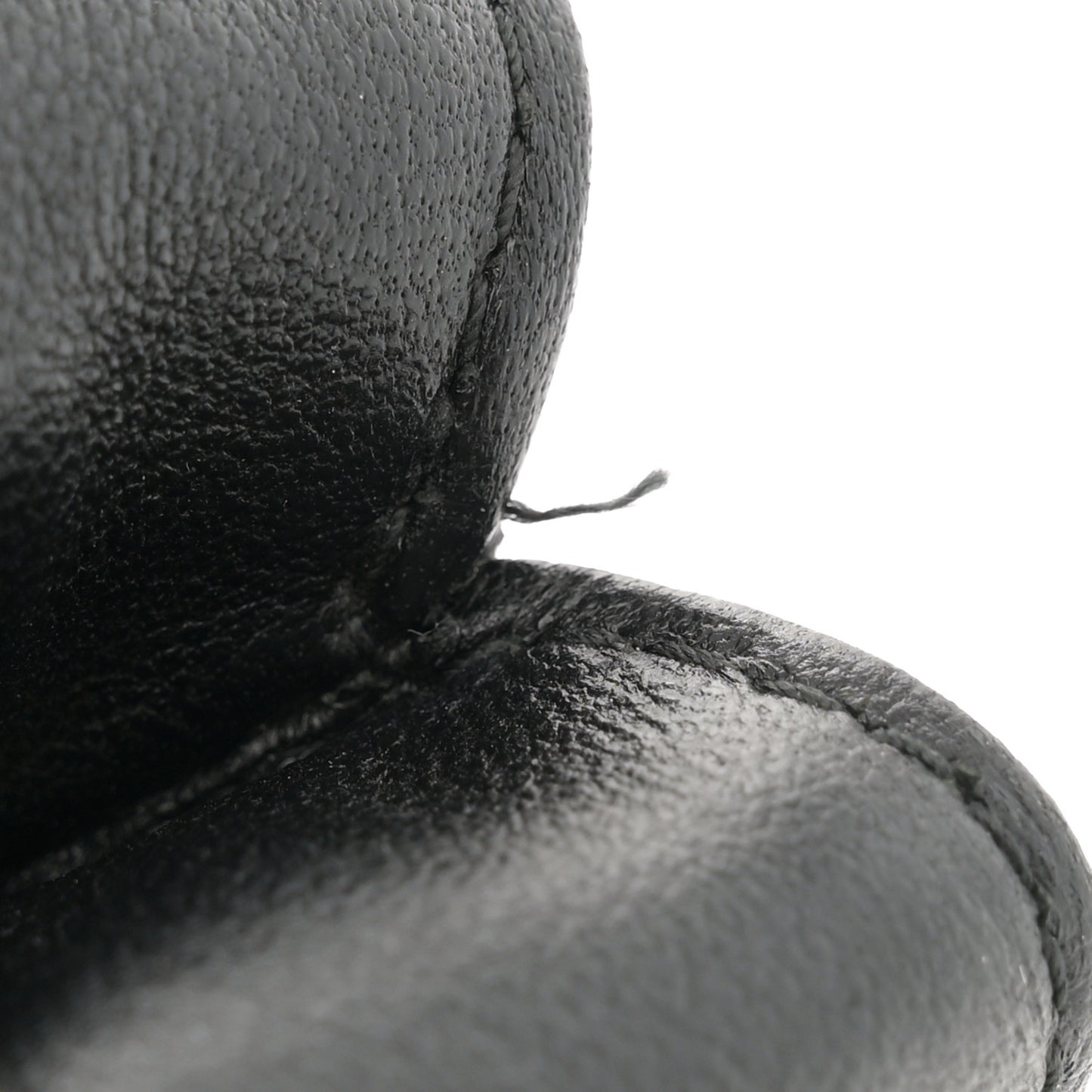 Sakai Be Green Calfskin Diagonal Stitched Small Blondie Tote Black