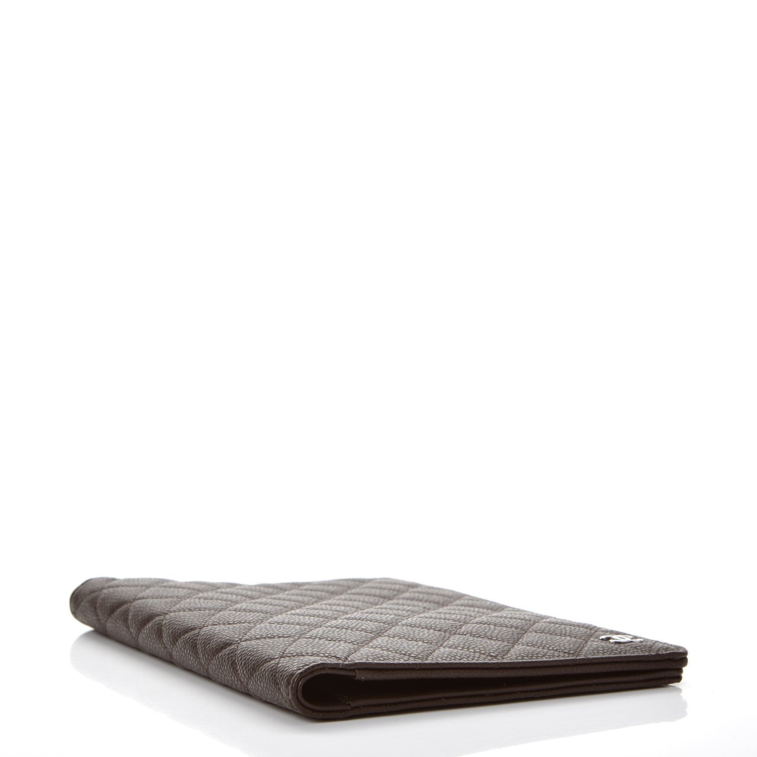 Chanel Caviar Quilted Notebook Agenda Cover Dark Brown 4 of 8
