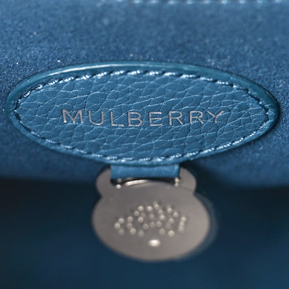 Mulberry Classic Grain Medium Lily Flap Steel Blue 6 of 9