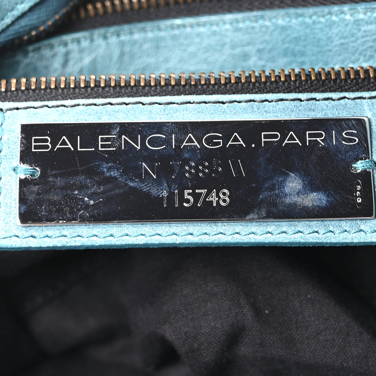 Balenciaga Agneau Classic Hardware City Bleu India 7 of 11