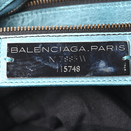 Balenciaga Agneau Classic Hardware City Bleu India 7 of 11