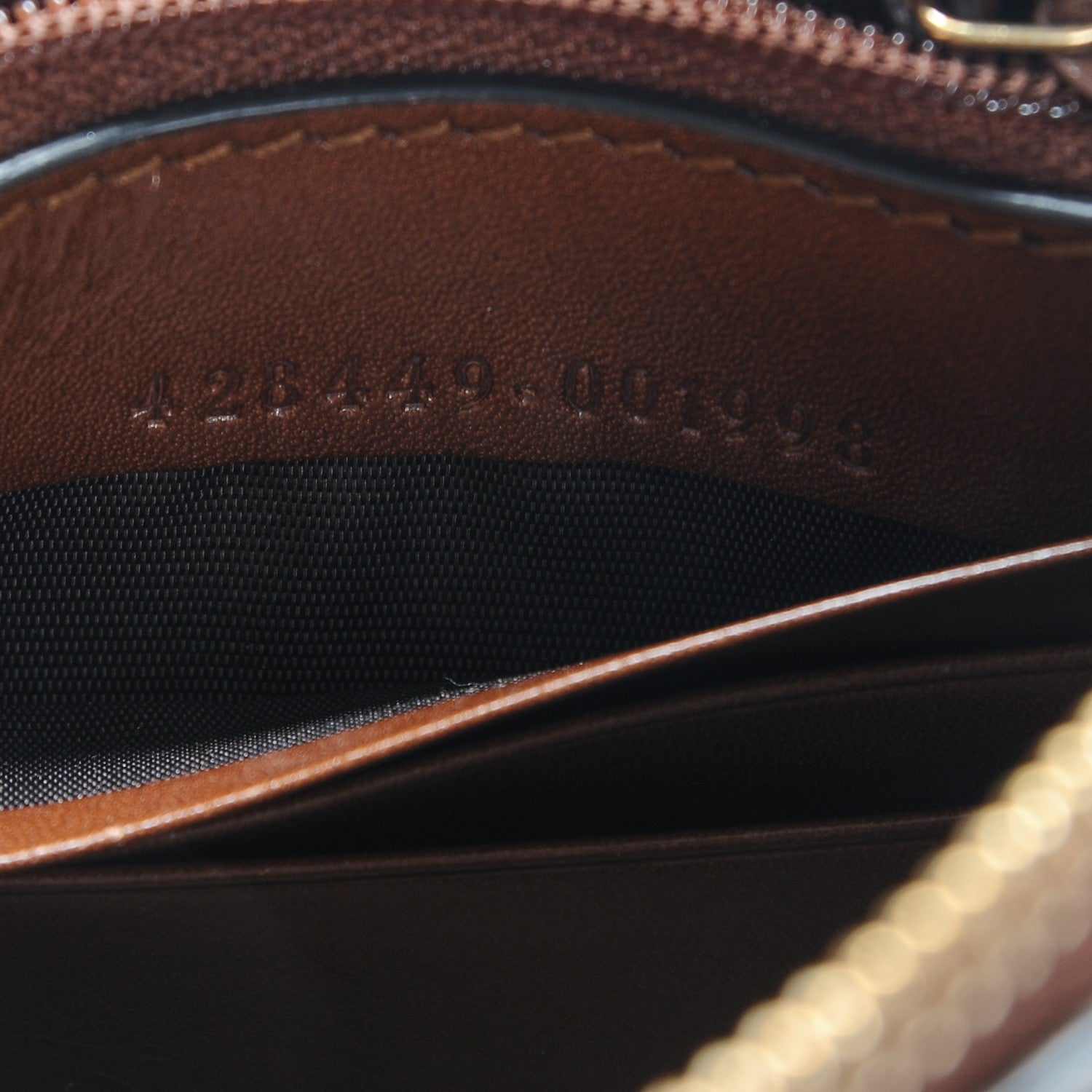 Gucci GG Supreme Monogram Wrist Wallet Brown 7 of 7