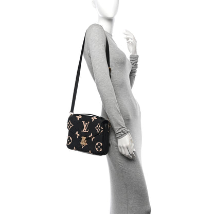 Louis Vuitton Empreinte Monogram Giant Pochette Metis Black Beige 2 of 12
