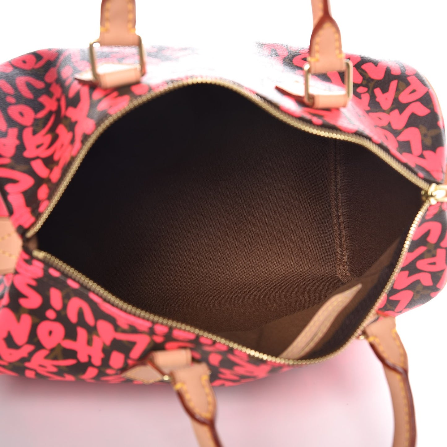 Monogram Graffiti Speedy 30 Fuchsia