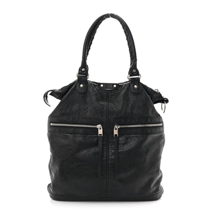 Balenciaga Agneau Classic Hardware Square Tote Black 1 of 17
