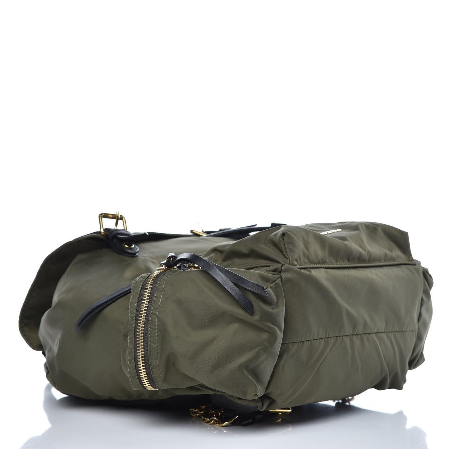 Nylon Large Rucksack Backpack Canvas Green