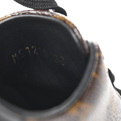 Louis Vuitton Patent Monogram Frontrow Sneakers 36 9 of 9
