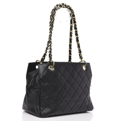 Chanel Caviar Quilted Petit Timeless Tote PTT Black 3 of 11
