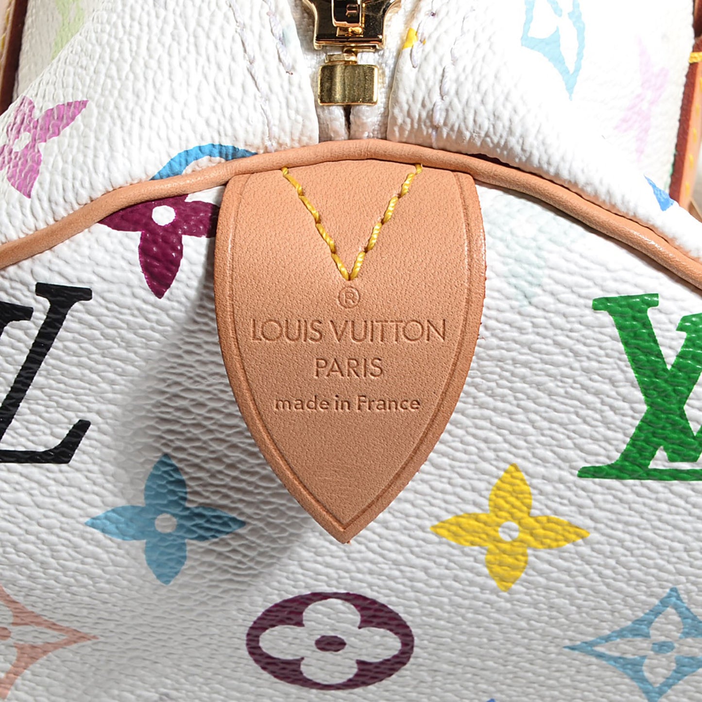 Monogram Multicolor Speedy 30 White