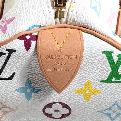 Louis Vuitton Monogram Multicolor Speedy 30 White 7 of 7