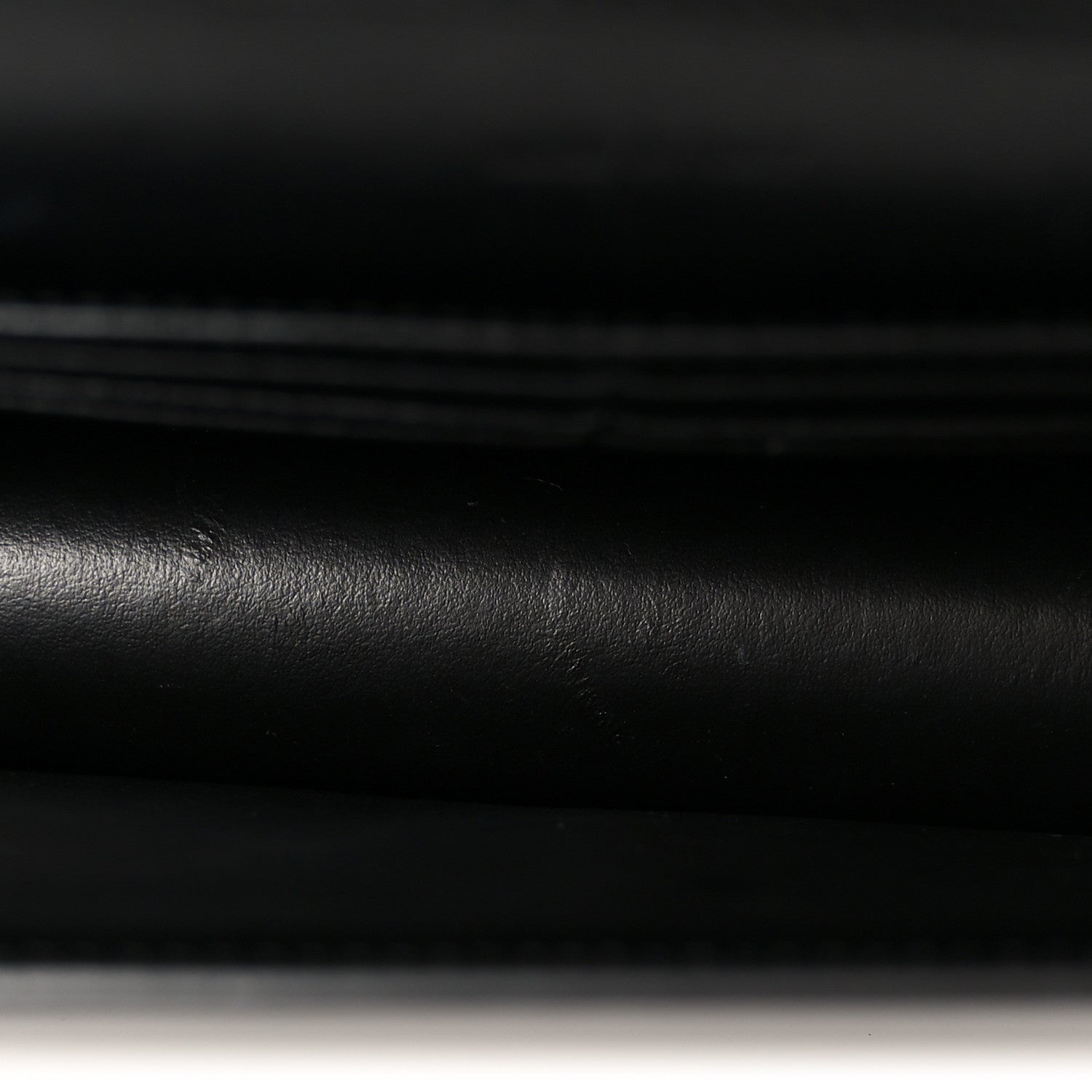 Celine Shiny Calfskin Triomphe Margo Wallet on Chain Black 5 of 10