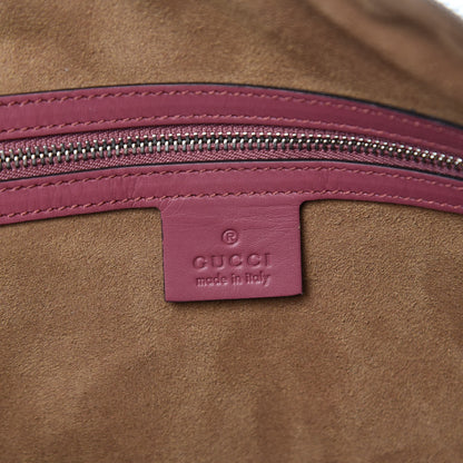 Gucci GG Supreme Monogram Blooms Medium Boston Beige Multicolor Dry Rose 6 of 7