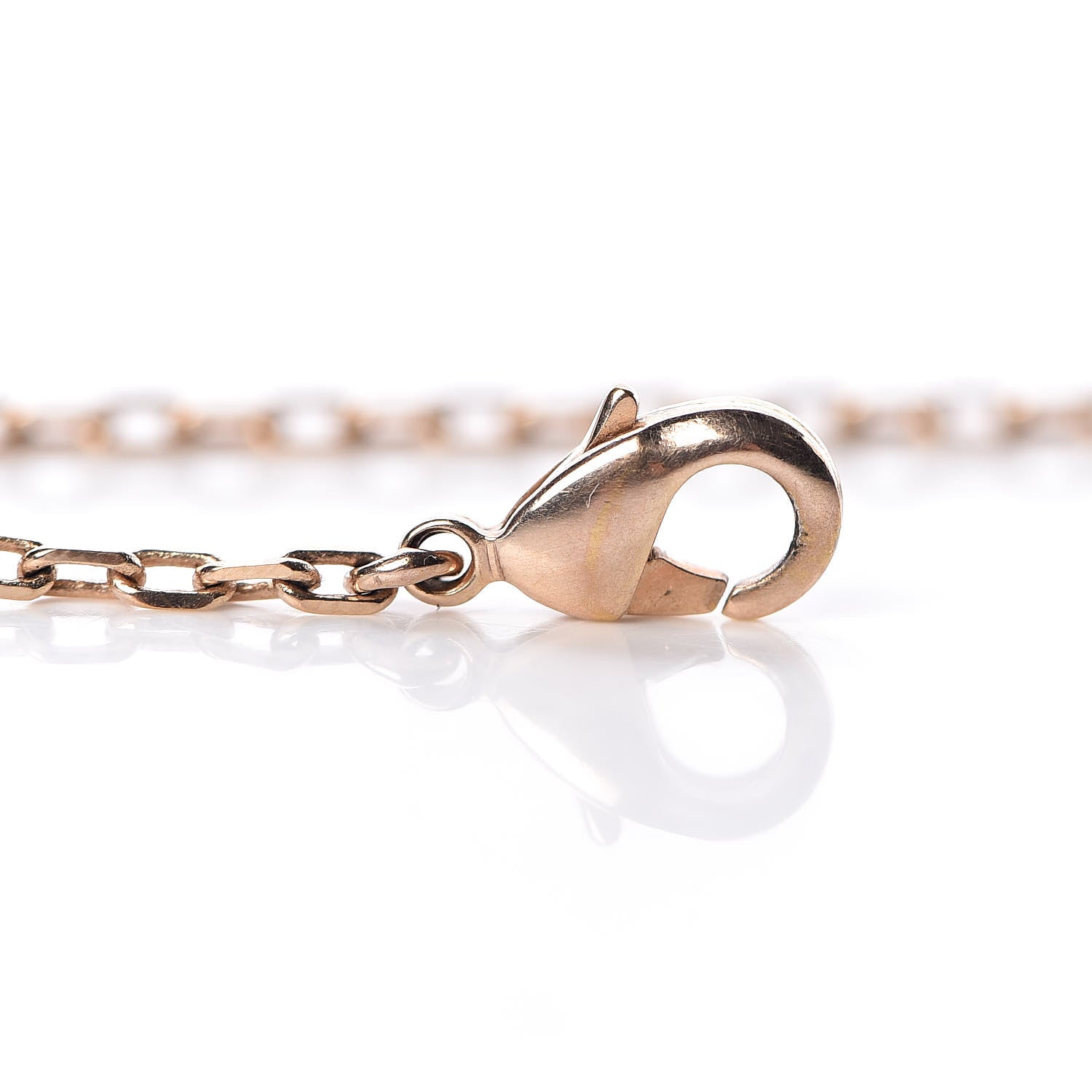 Louis Vuitton Swarovski LV and V Heart Strass Bracelet Rose Gold 5 of 5