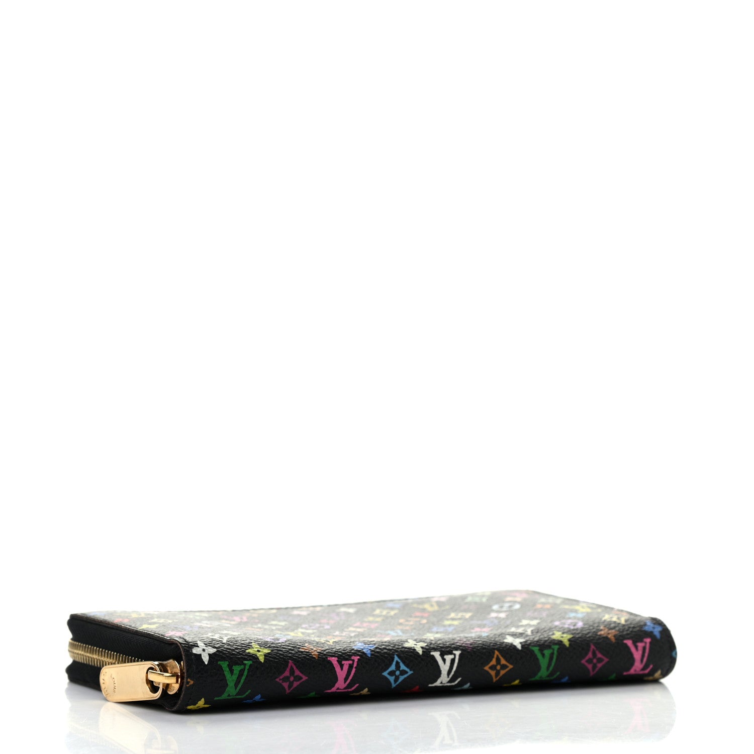 Louis Vuitton Monogram Multicolor Zippy Wallet Black Grenade 4 of 7