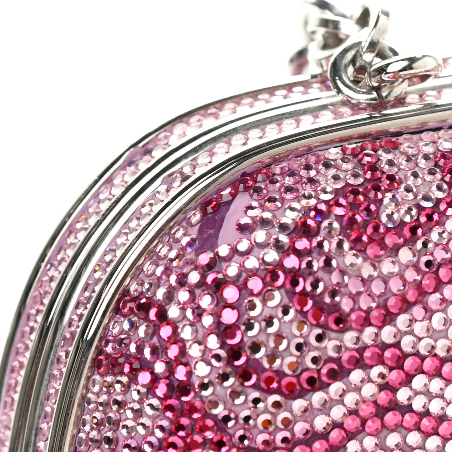 Swarovski Crystal Flower Clutch Multicolor