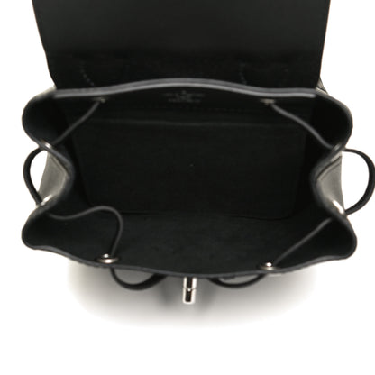 Louis Vuitton Calfskin Lockme Mini Backpack Black 5 of 14