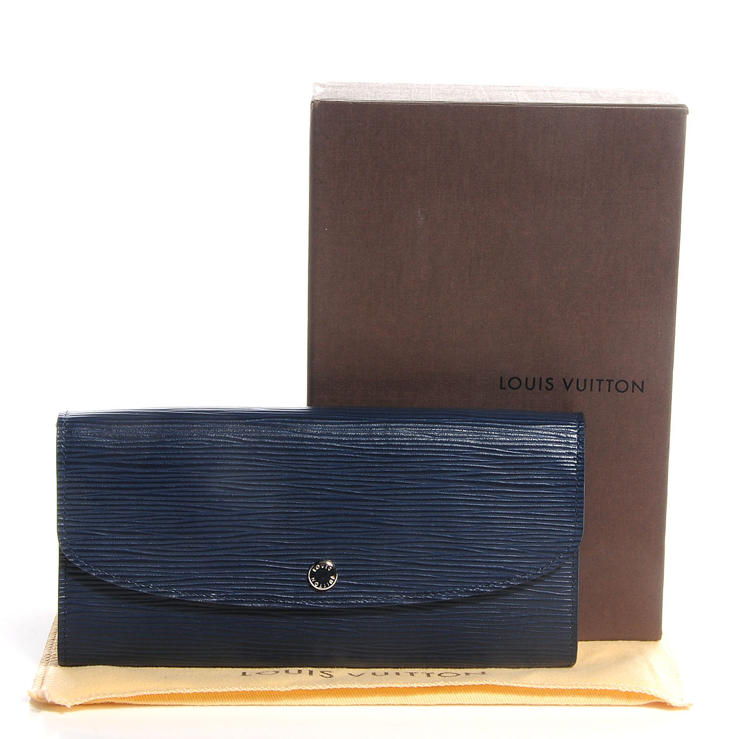 Louis Vuitton Epi Emilie Wallet Indigo 5 of 8