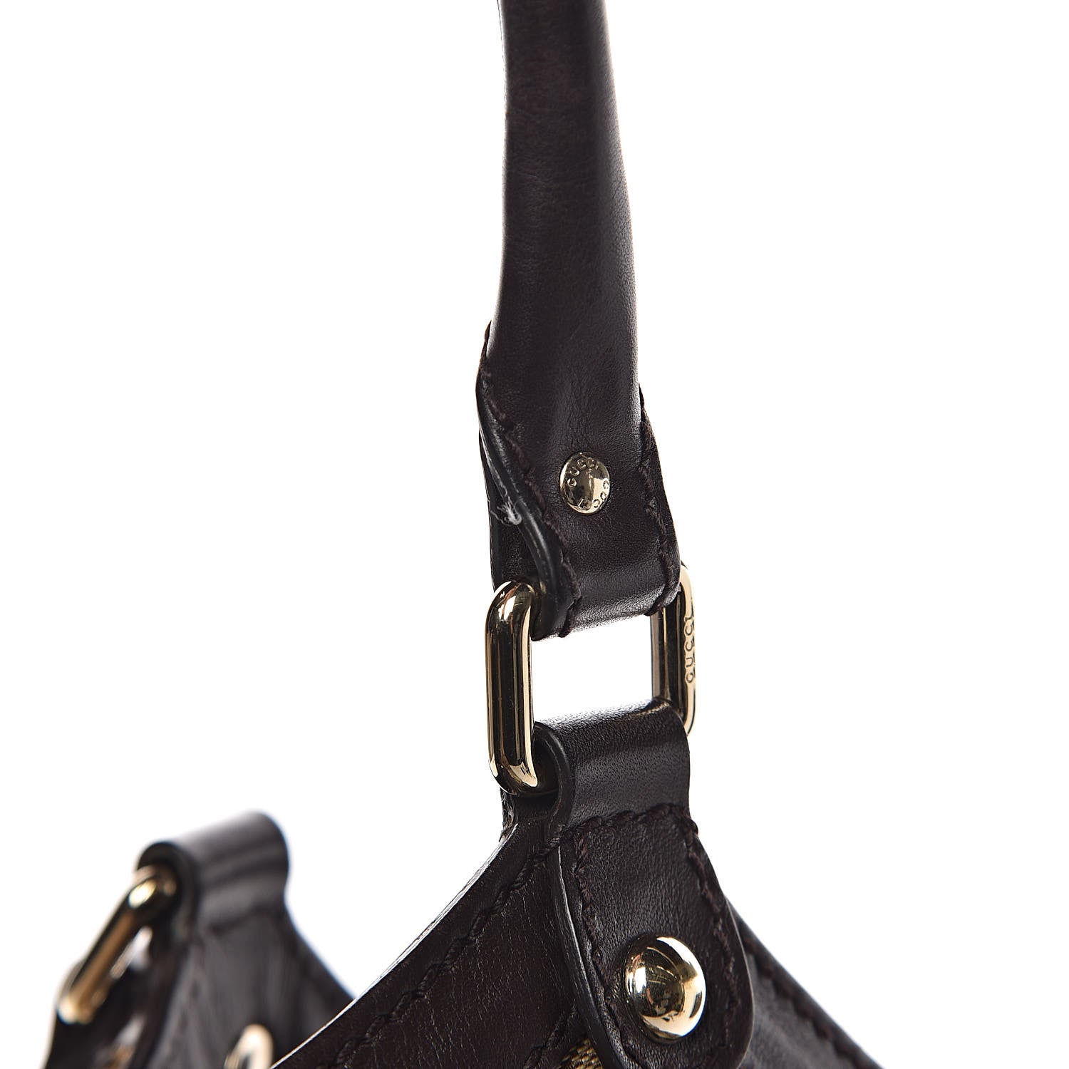 Gucci Monogram Large Sukey Tote Dark Brown 14 of 14
