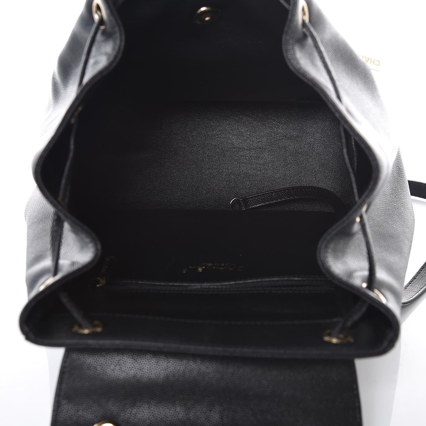 Caviar Quilted Business Affinity Backpack Black