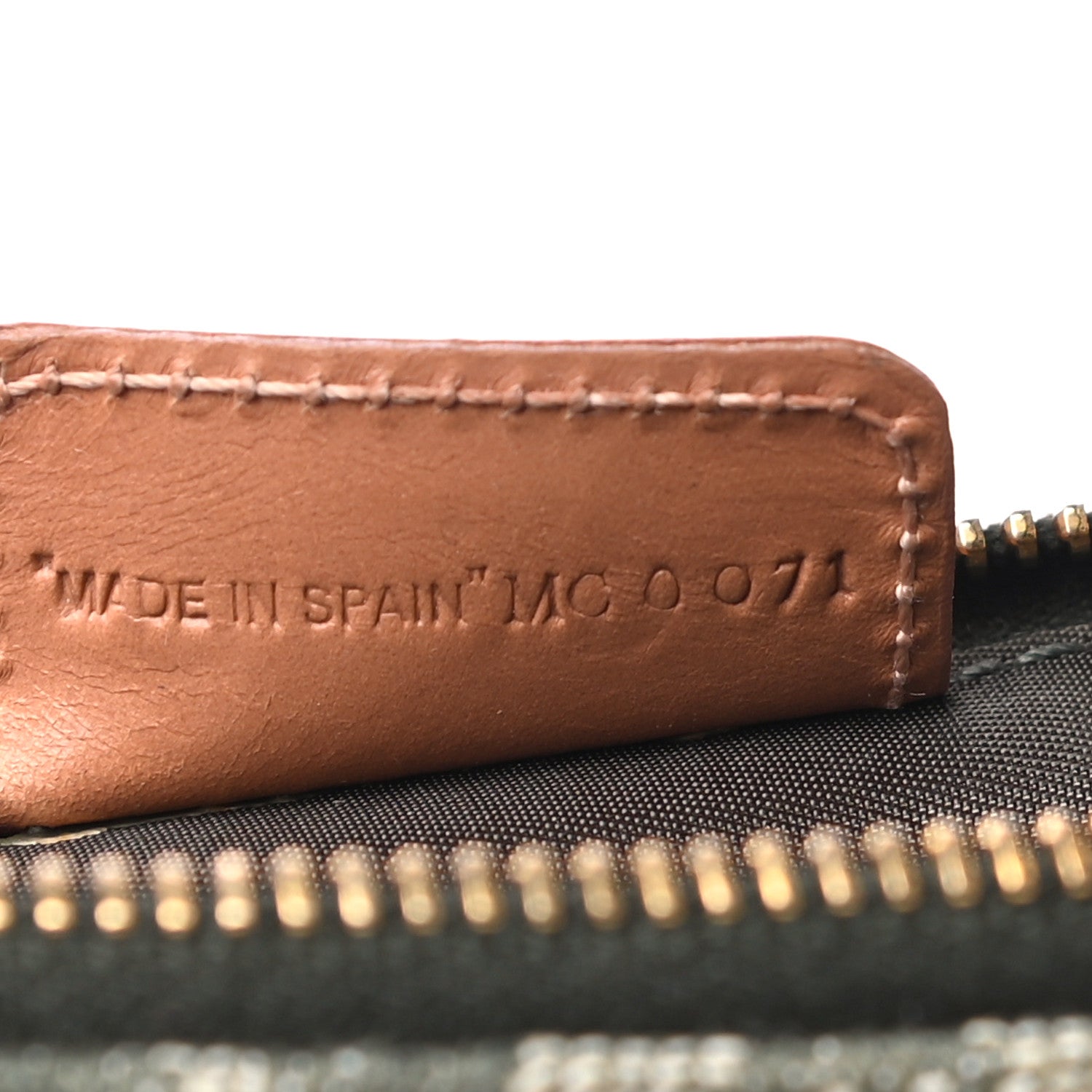 Christian Dior Monogram Mini Saddle Pochette Green 7 of 12