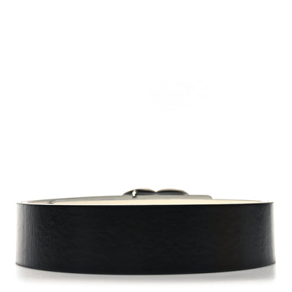 Chanel Calfskin CC Reversible Belt 95 38 Black White 2 of 6