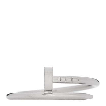 Cartier 18K White Gold Small Juste Un Clou Ring 59 8.75 1 of 4