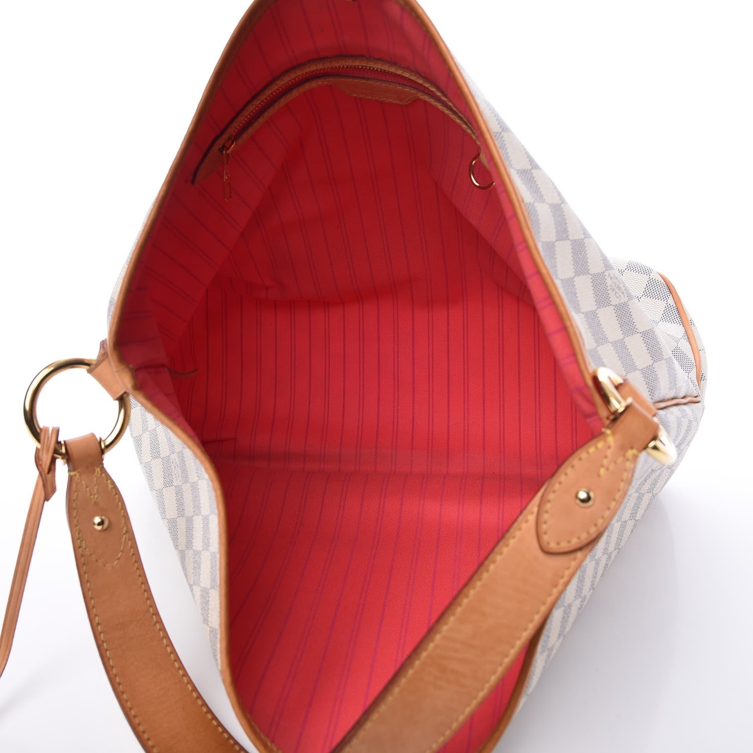 Louis Vuitton Damier Azur Delightful MM Pink 5 of 11