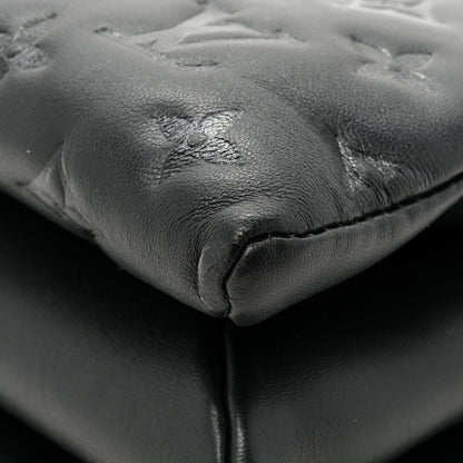 Louis Vuitton Lambskin Embossed Monogram Coussin PM Black 11 of 14
