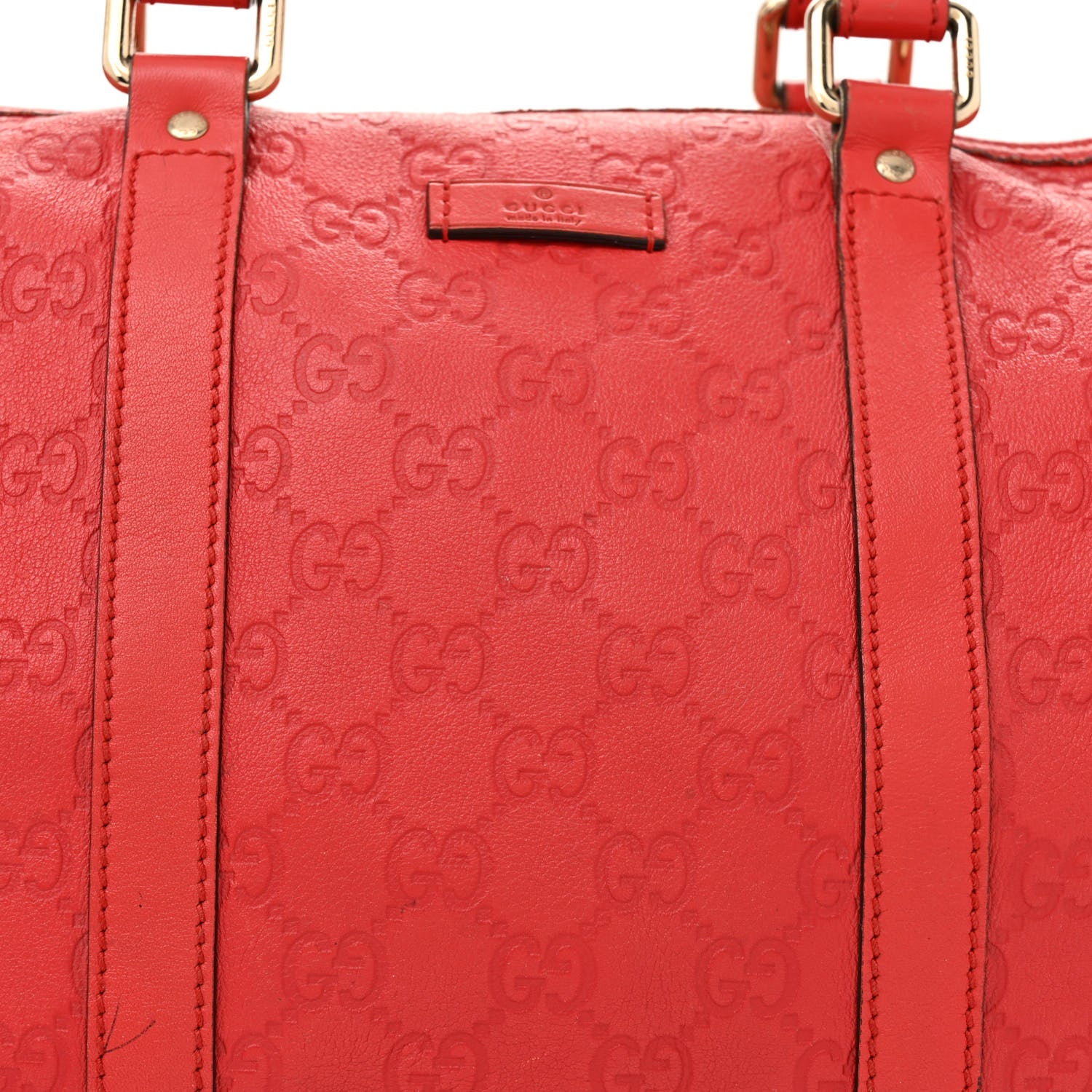Gucci Guccissima Vitello Tender Medium Joy Boston Sporting Red 8 of 16