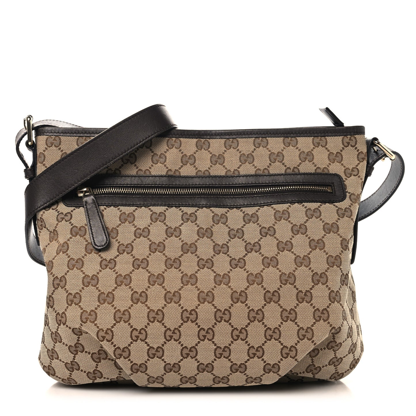 Monogram Messenger Bag Dark Brown