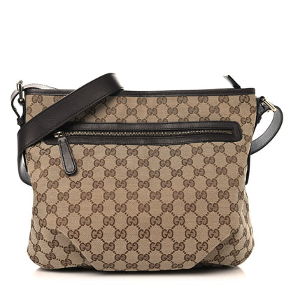 Gucci Monogram Messenger Bag Dark Brown 1 of 10