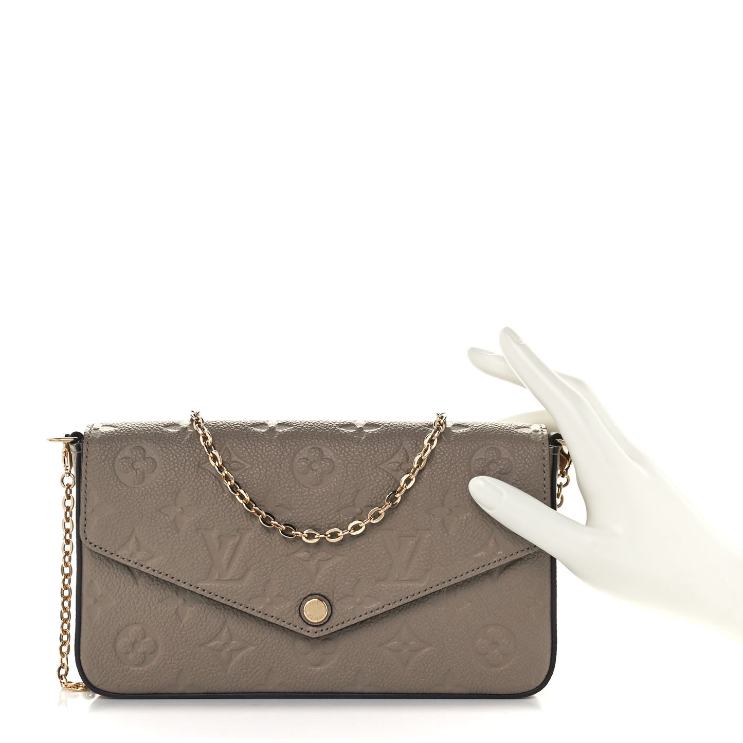 Empreinte Pochette Felicie Chain Wallet Tourterelle