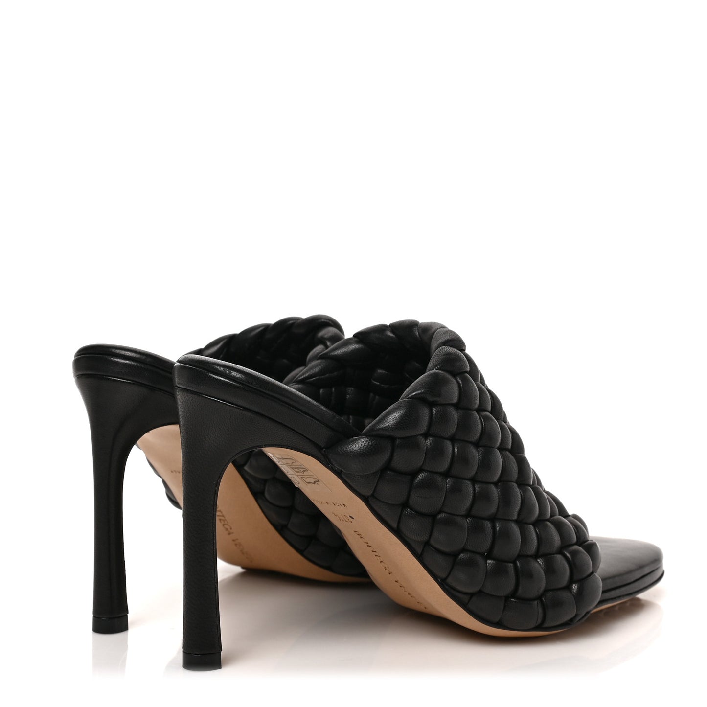 Nappa Padded Intreccio The Curve Sandals 37.5 Fondant