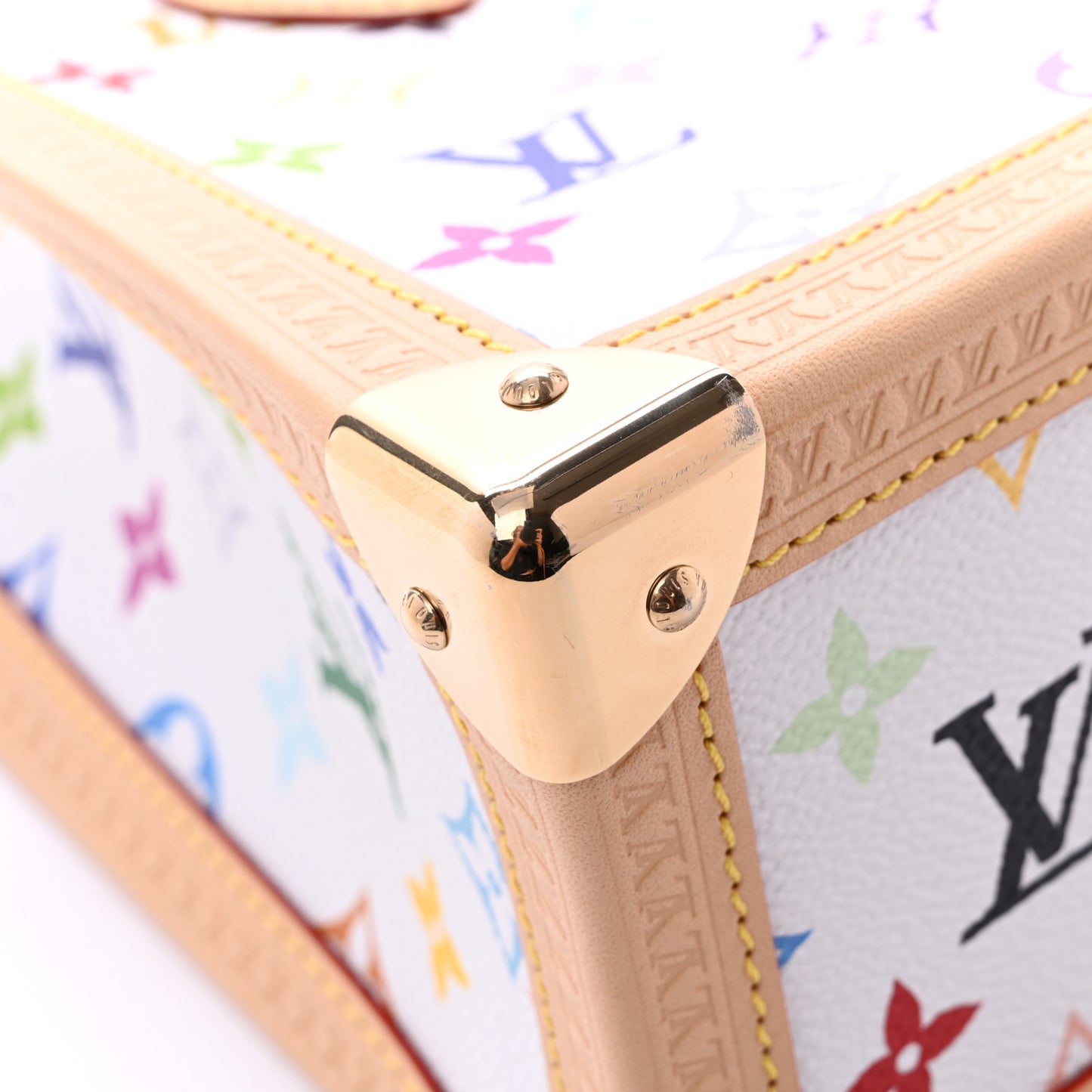 LV X TM Monogram Multicolor Onthego PM White