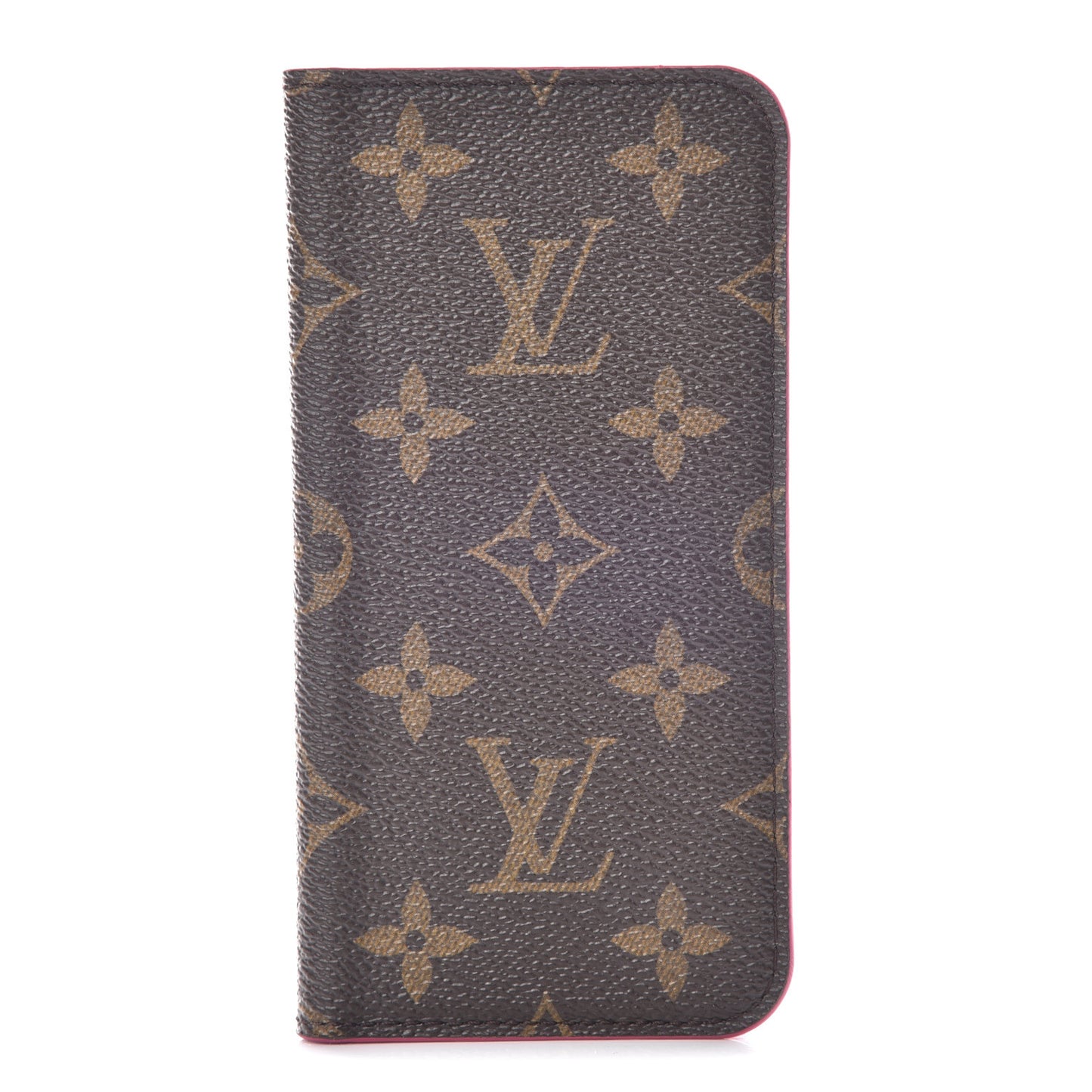Monogram iPhone X Folio Case Rose Pop