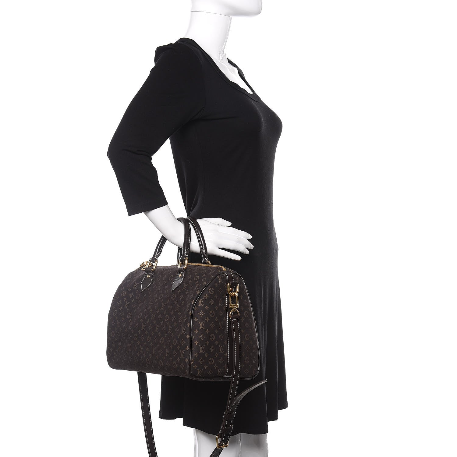 Louis Vuitton Monogram Idylle Speedy Bandouliere 30 Fusain 3 of 9