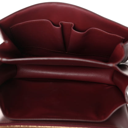 Celine Box Calfskin Medium Classic Box Flap Bag Burgundy 5 of 13