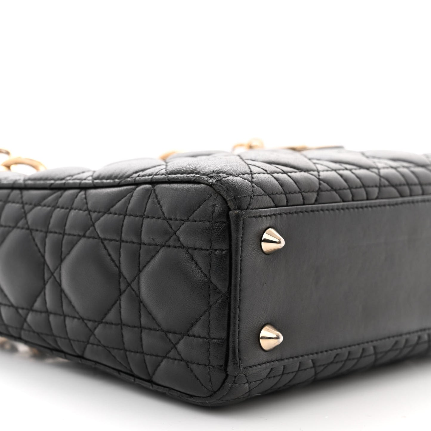 Lambskin Cannage Small My ABCDior Lady Dior Black