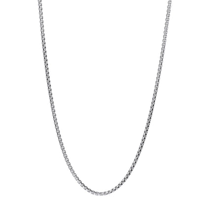 David Yurman Sterling Silver 14K Yellow Gold 2.7mm Small Box Chain Necklace 18" 1 of 4