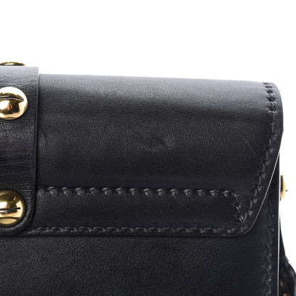 Christian Dior Calfskin Studded Square Dioraddict Flap Black 12 of 25