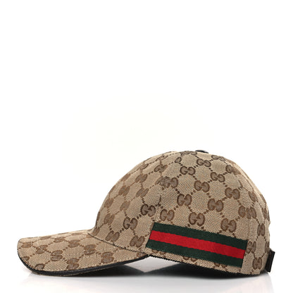 Gucci Monogram Web Baseball Hat S Beige Cocoa 3 of 8