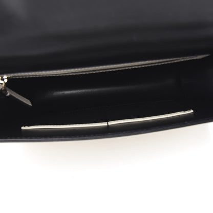 Valentino Garavani Vitello Tri-Color Medium Glam Lock Rockstud Flap Blue White Burgundy 4 of 8