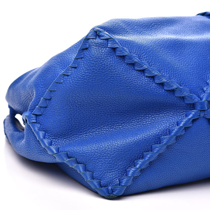 Bottega Veneta Cervo Deerskin Hobo Signal Blue 9 of 13