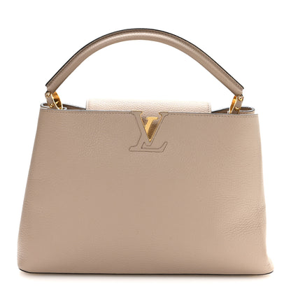 Louis Vuitton Taurillon Capucines MM Galet Galet 1 of 11