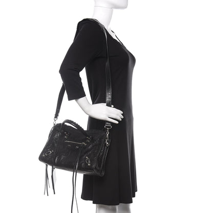 Balenciaga Agneau Classic Silver Hardware S City Black 2 of 10