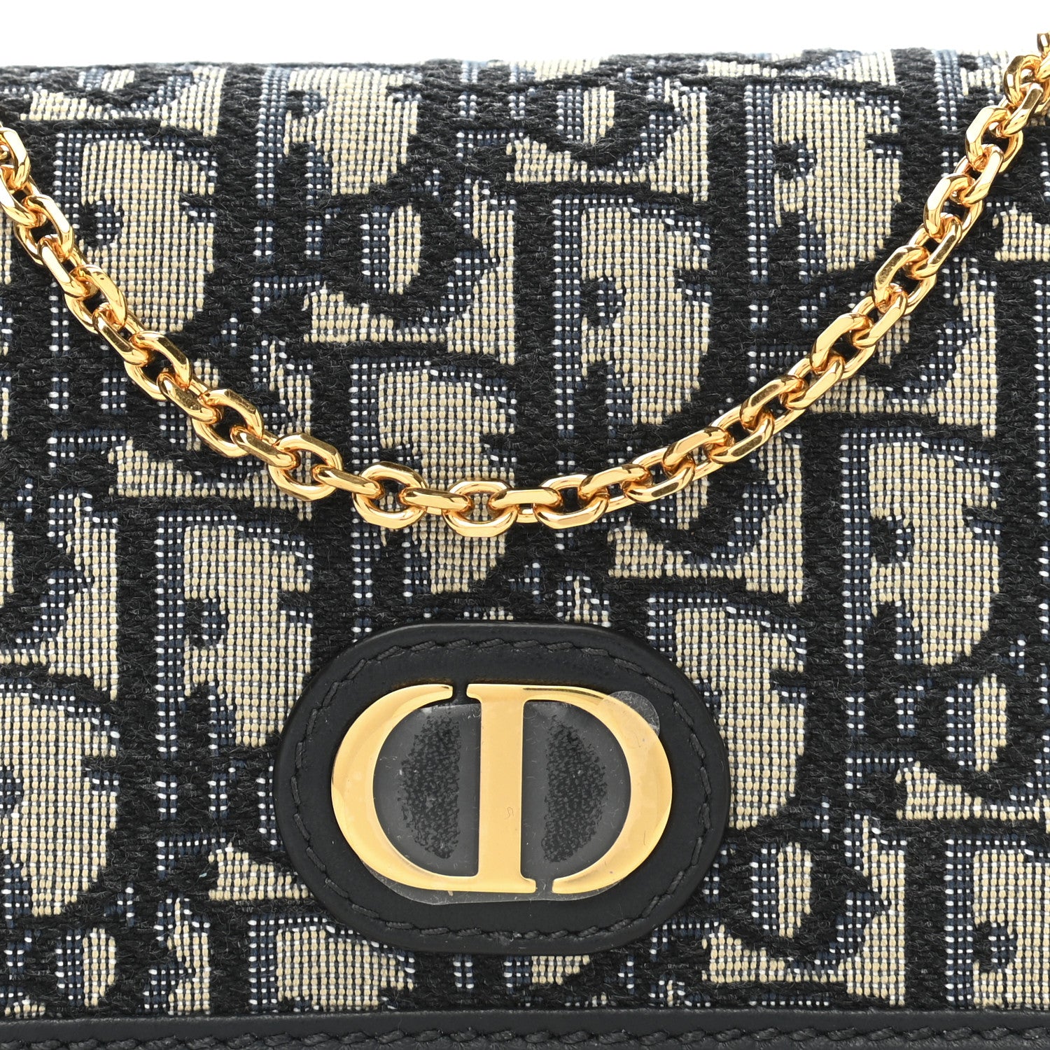 Christian Dior Oblique Nano 30 Montaigne Pouch Blue 7 of 9